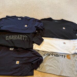Lot of carhartt tees